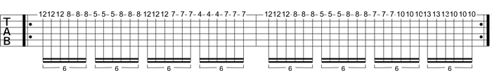 Partition 7 - Plan tremolo en Am