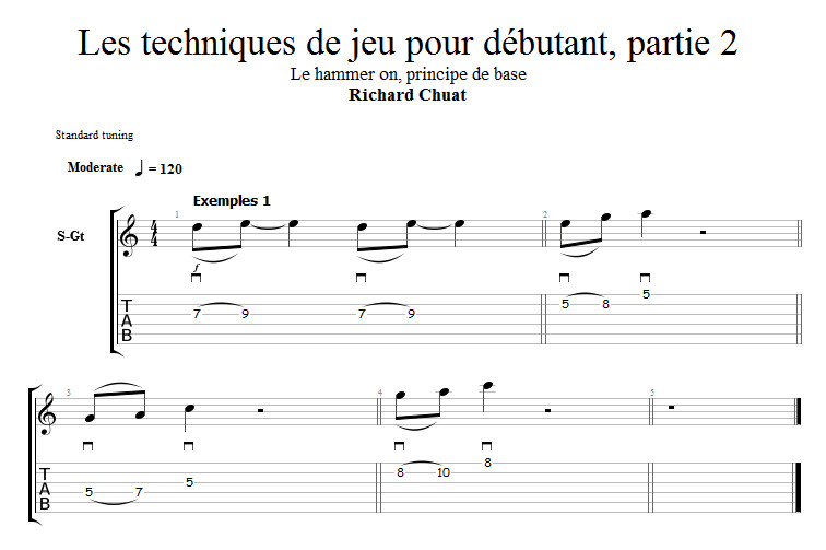 Partition 1 - Principe de base