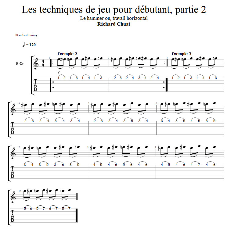 Partition 3 - Travail horizontal