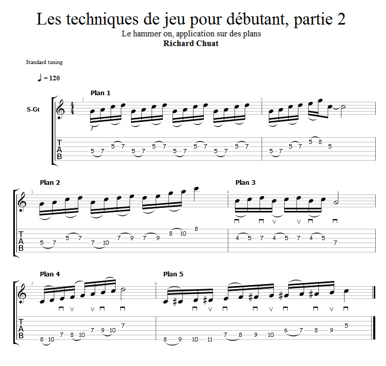Partition 5 - Application sur des plans