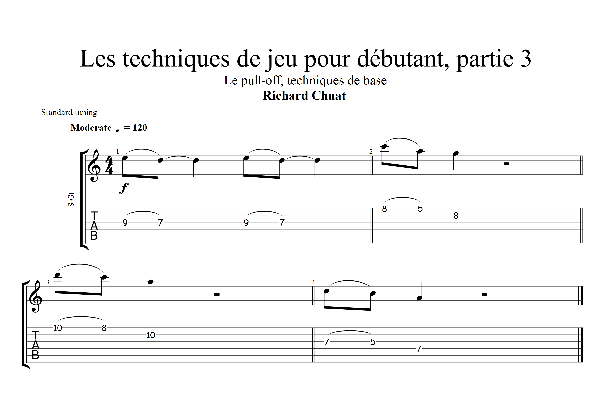 Partition 1 - Technique de base