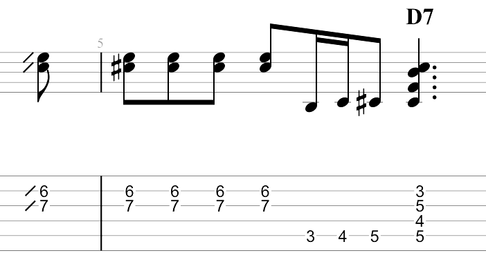 Partition 5 - Fin de la grille d'intro