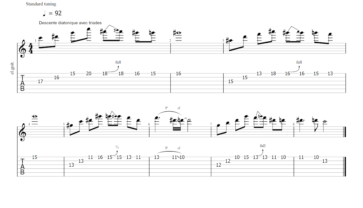 Partition 3 - Chapitre 3 : Suites mélodiques