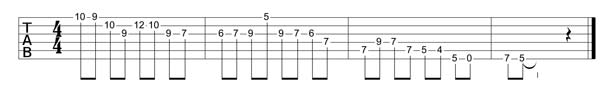 Partition 1 - Arpège et La mixolydien
