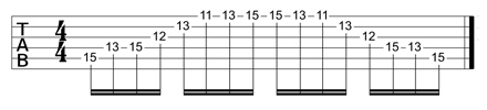 Partition 5 - Arpège  add11, second doigté