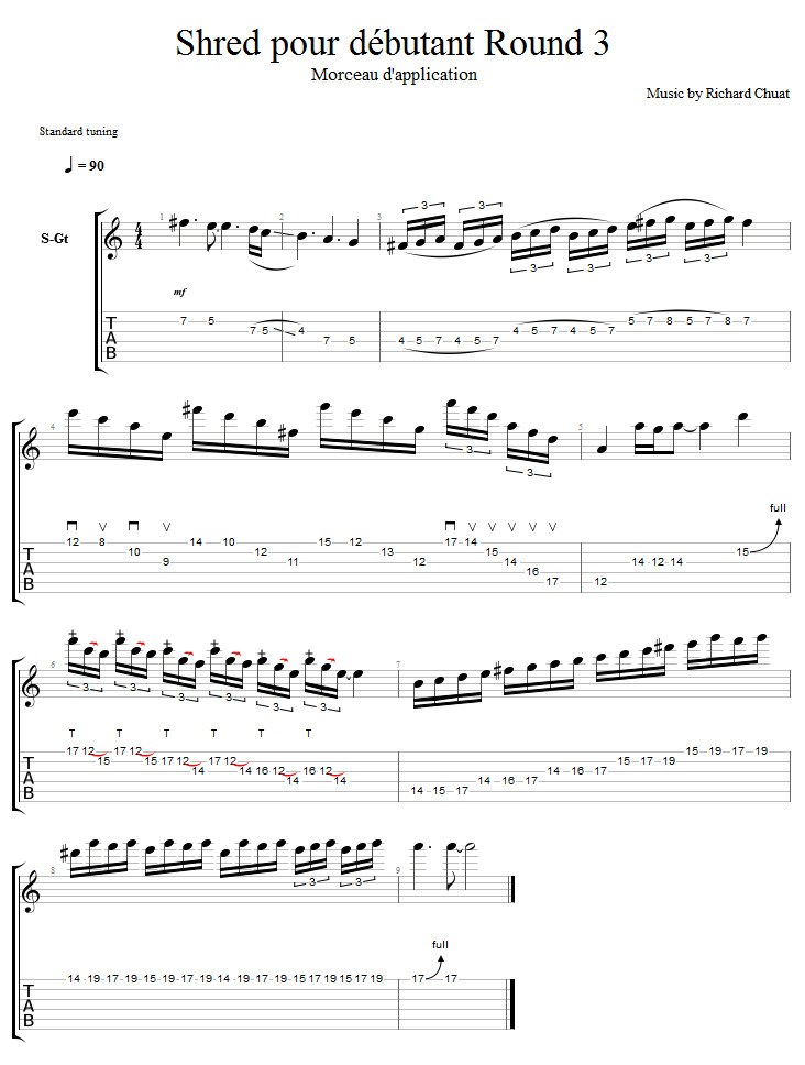 Partition 5 - Partie 5 : solo