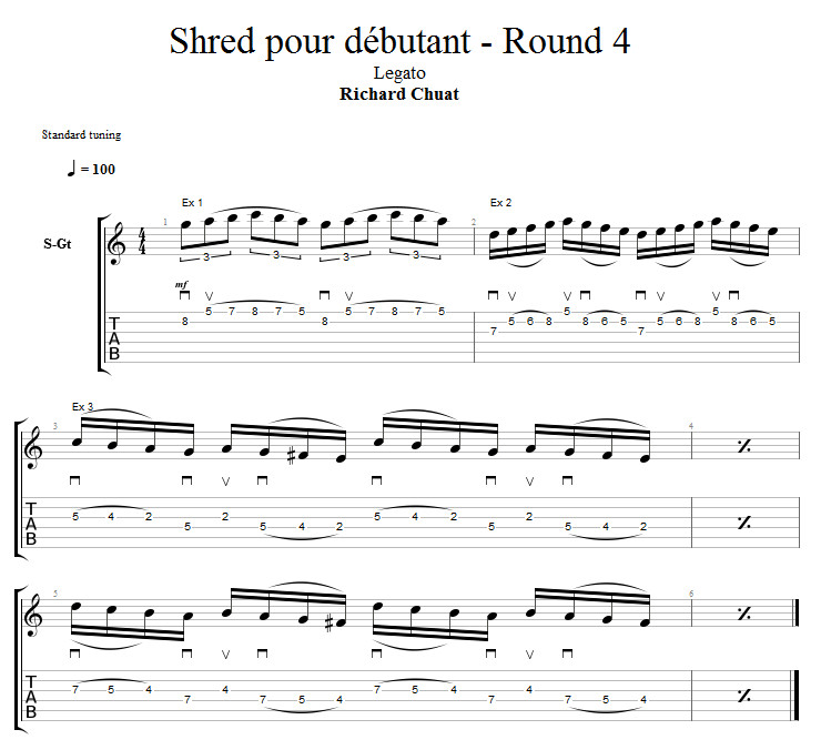 Partition 1 - Partie 1 : le legato
