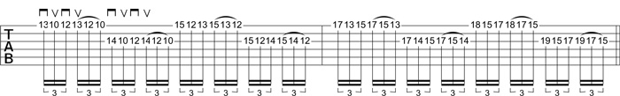 Partition 1 - Plan 1 - Montée en sauts de cordes avec legato