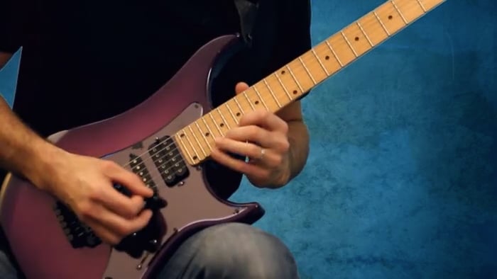 Plan 15 - Shred sur une corde en Bm