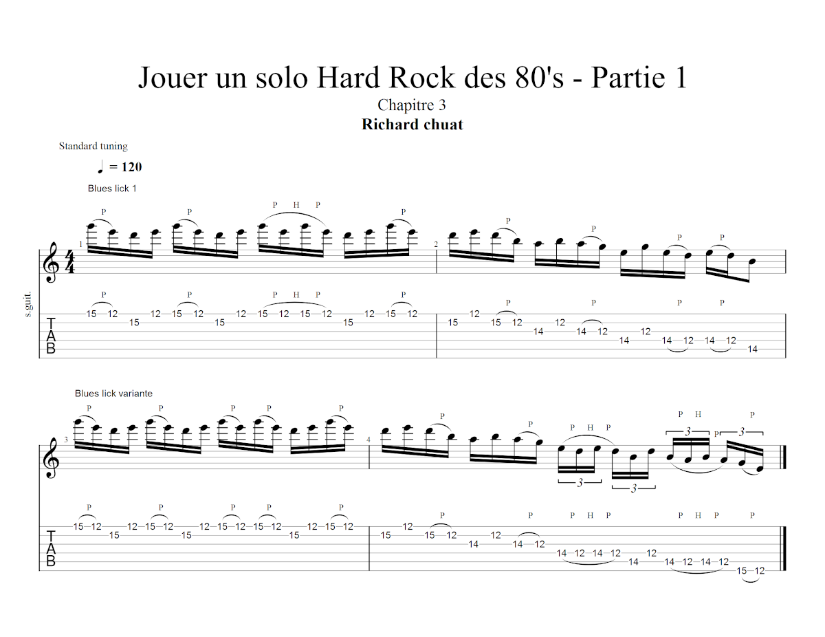 Partition 3 - Chapitre 3 - Les pull-off