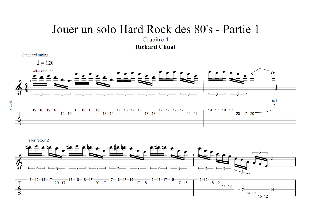 Partition 4 - Chapitre 4 - Les allers retour