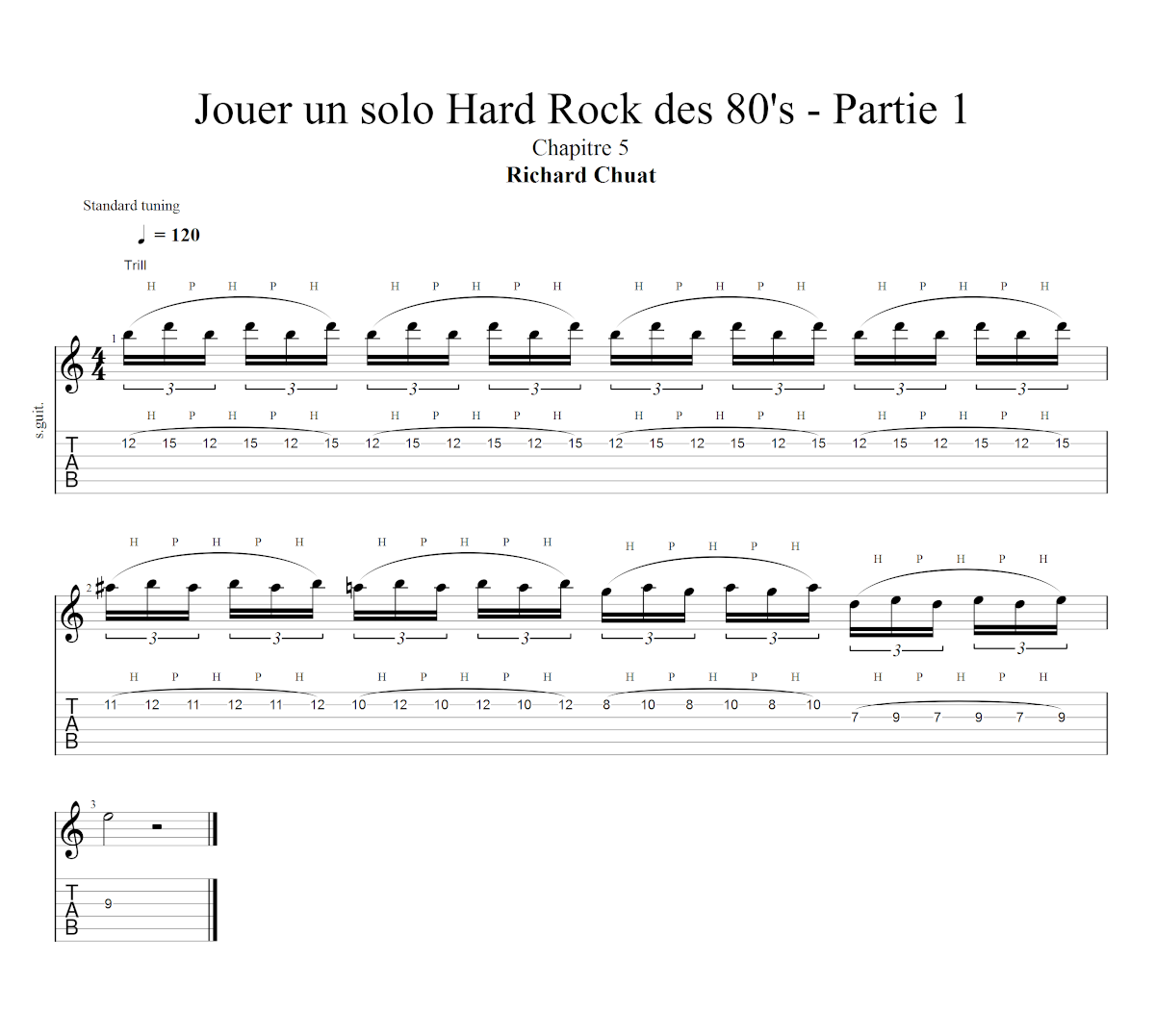 Partition 5 - Chapitre 5 - Les trills