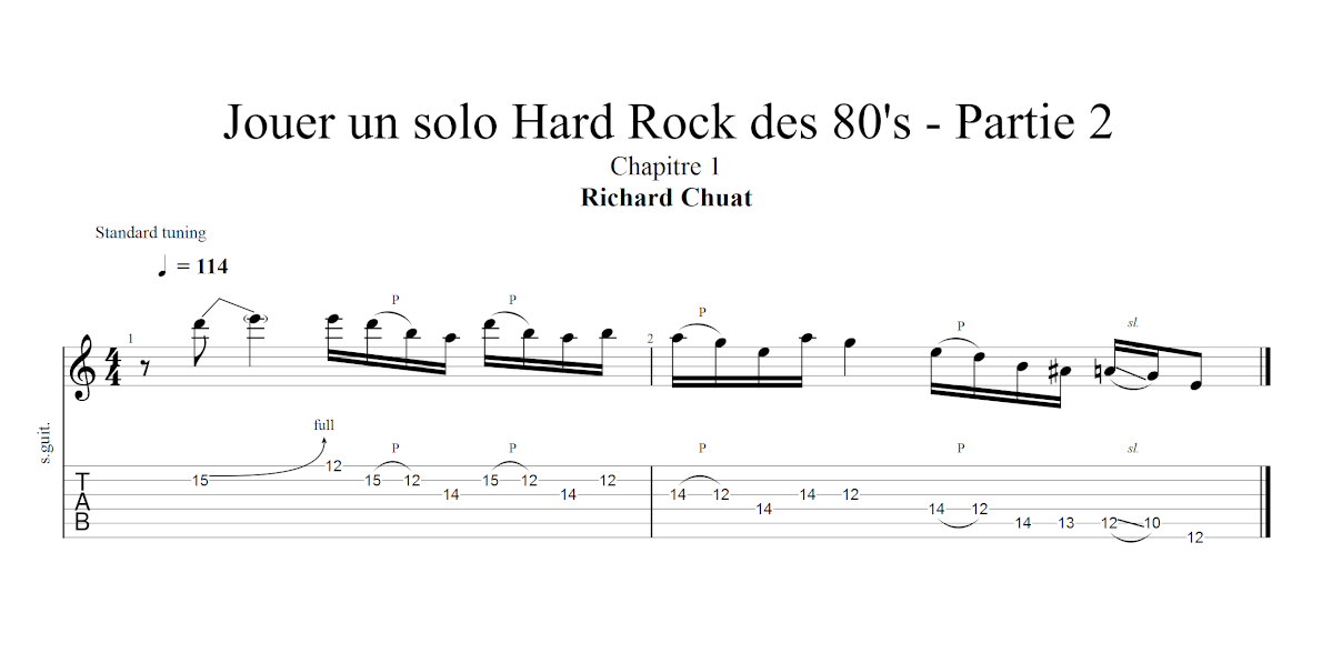 Partition 1 - Chapitre 1 - Bend et Pull-off