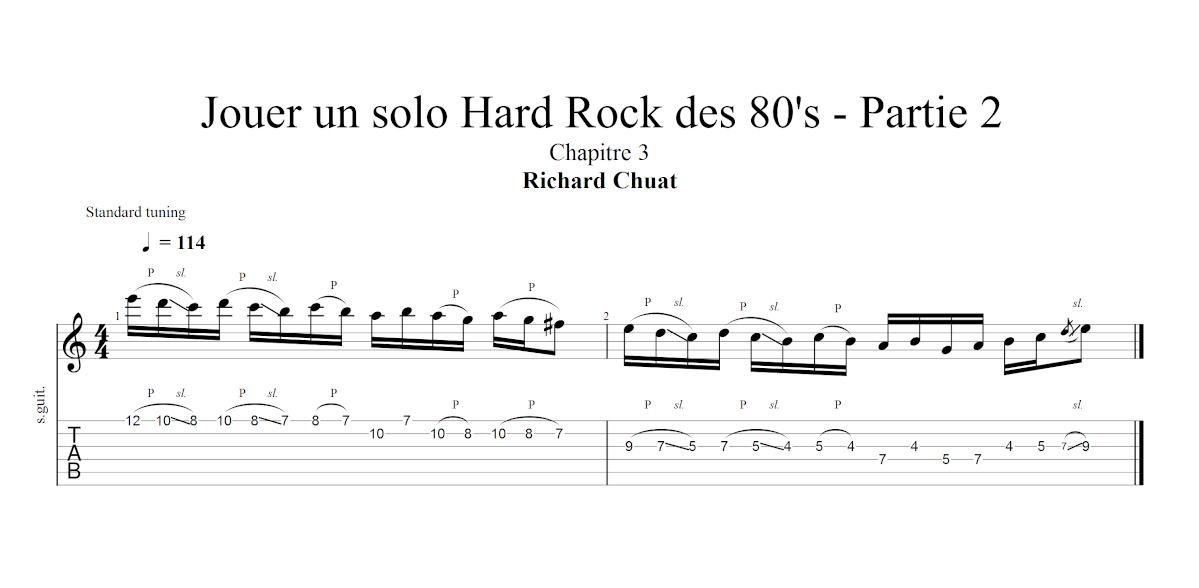 Partition 3 - Chapitre 3 - Slide et Pull-off