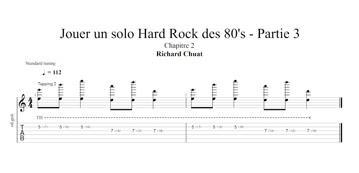 Partition 2 - Chapitre 2 - Harmoniques artificielles