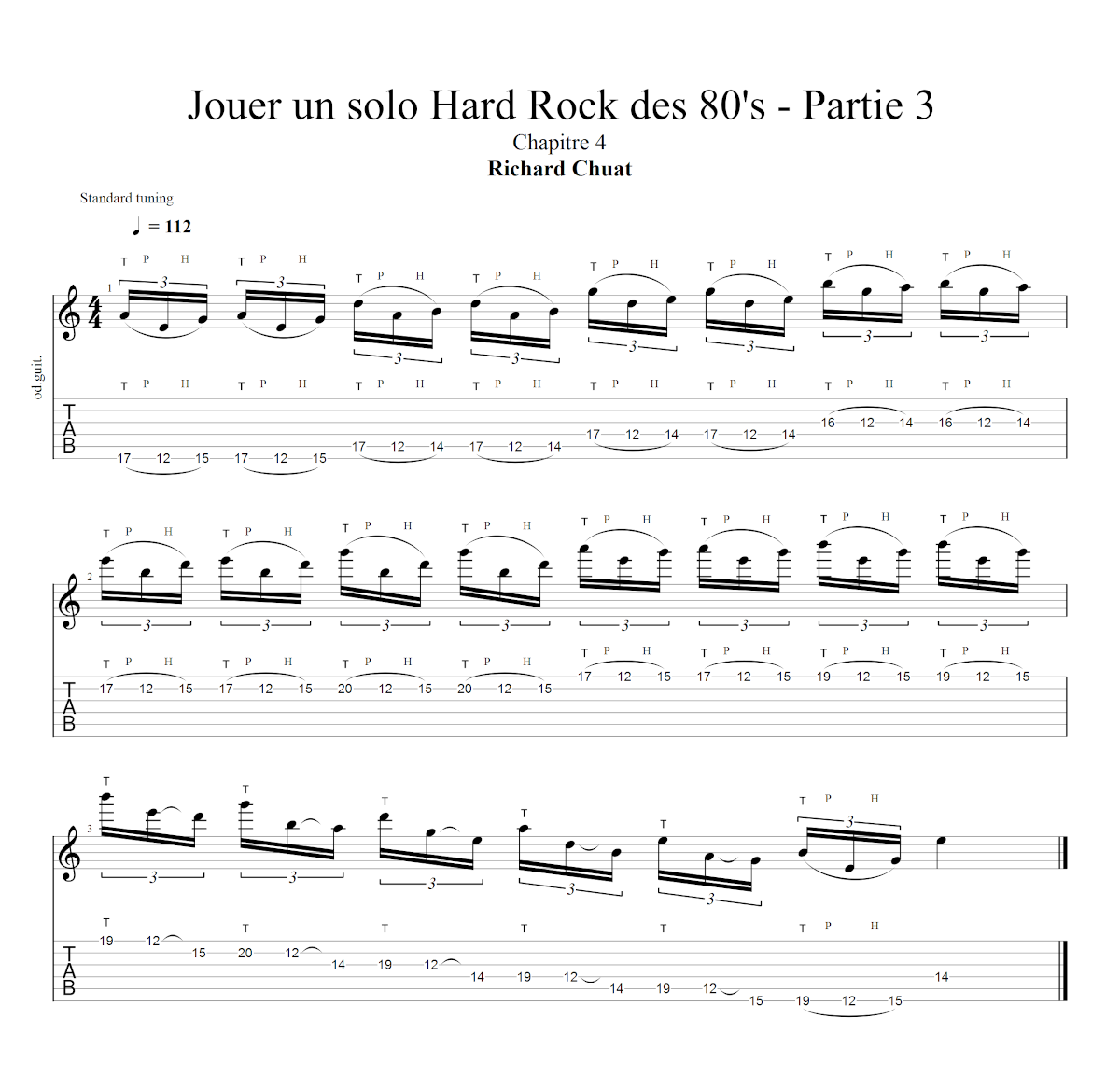 Partition 4 - Chapitre 4 - Pentatonique mineure