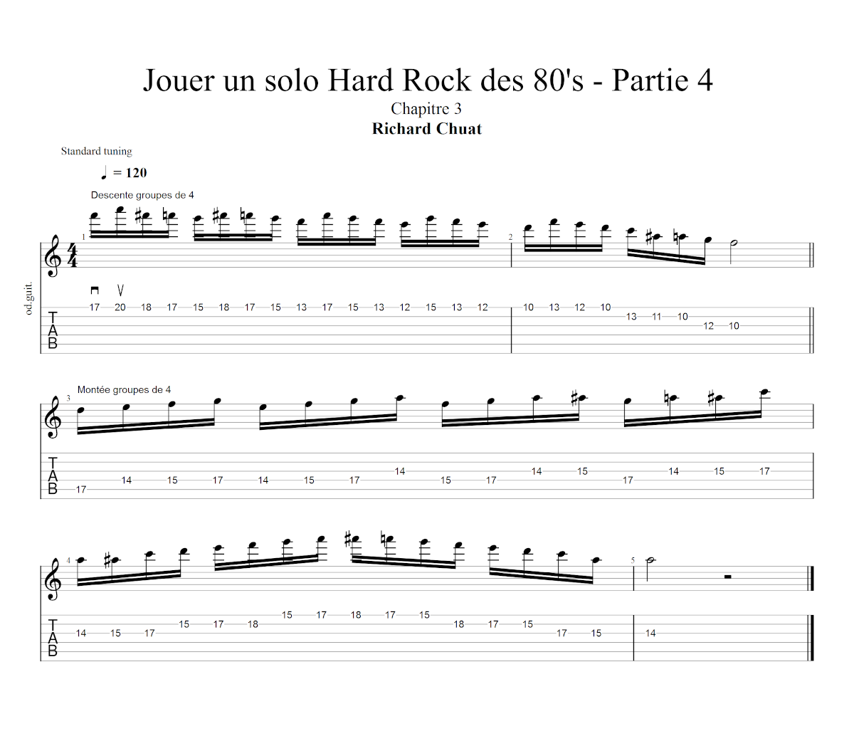 Partition 3 - Chapitre 3 - Mouvement descendant et ascendant