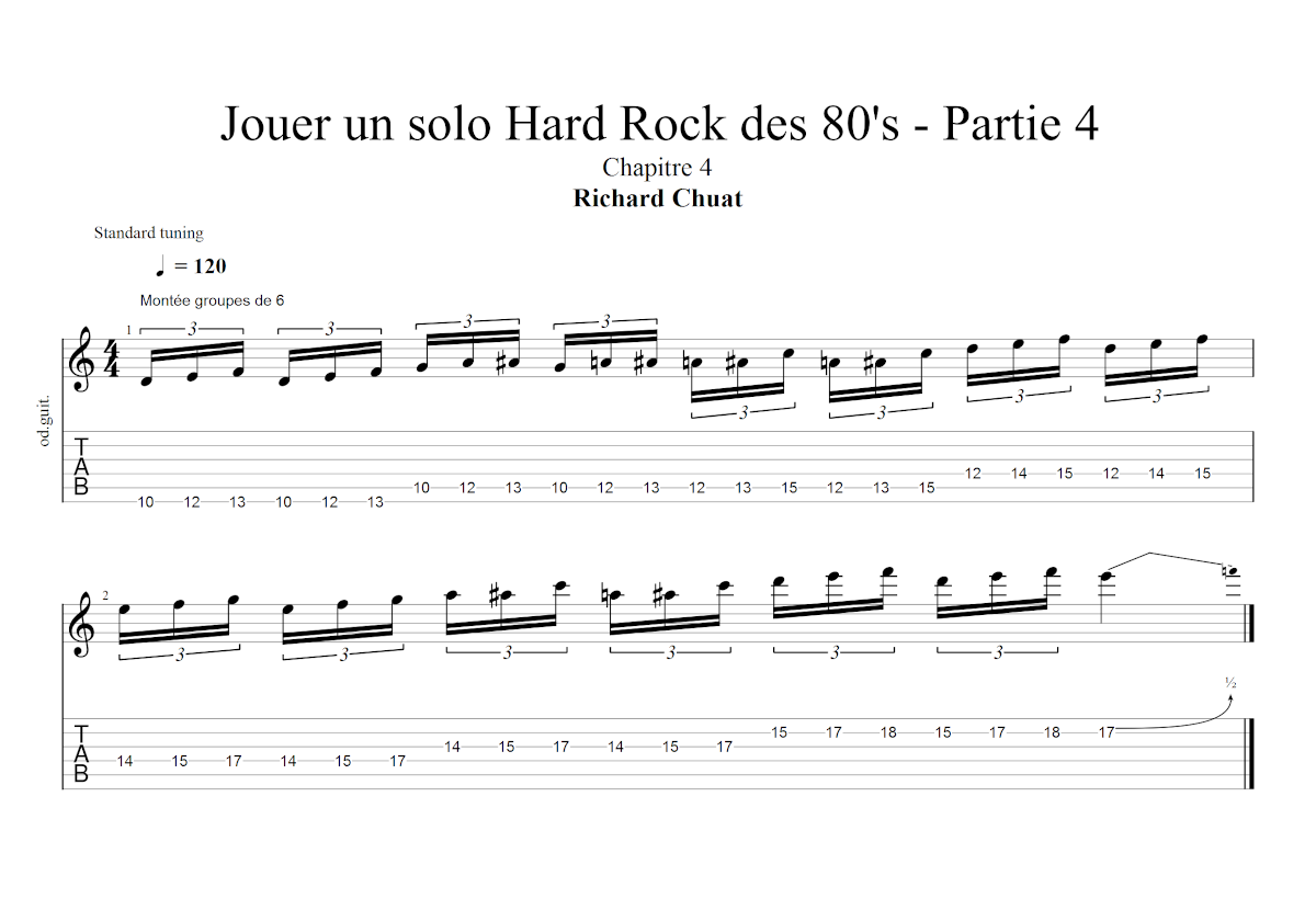Partition 4 - Chapitre 4 - Montée sur le mode éolien