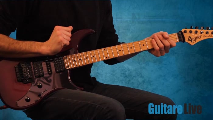 Plan hard rock 5 - Tapping et mélange hammer-on / pull-off