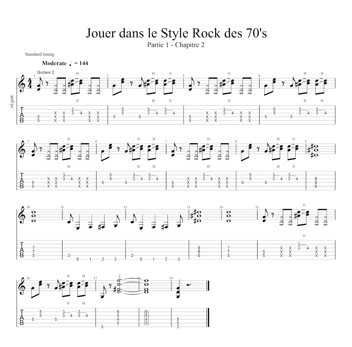 Partition 2 - Chapitre 2 : intégration des 2 parties
