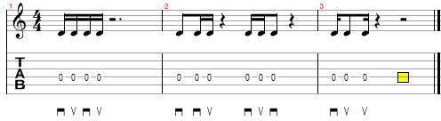 Partition 1 - Chapitre 2 : guitare 1