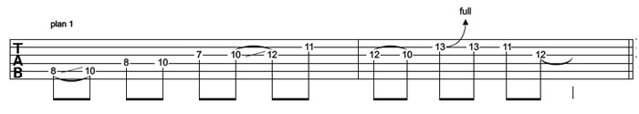 Partition 1 - Plan 1 - Rock 70s avec slides