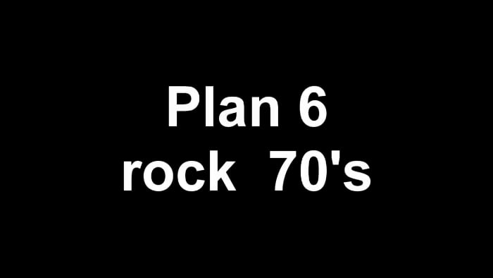 Plan 6 - Rock avec bend d'un ton et demi