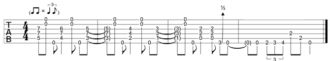 Partition 2 - Riff principal, suite