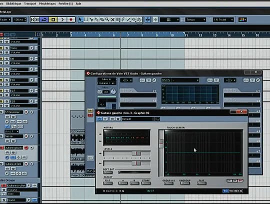 Mixage guitare gauche