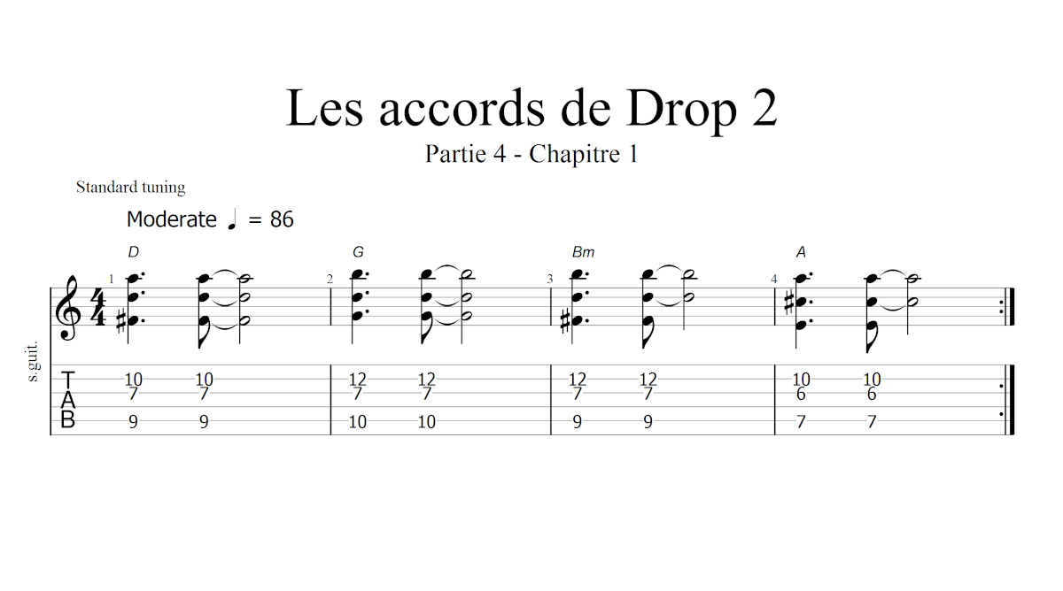 Partition 1 - Chapitre 1 : echaînements