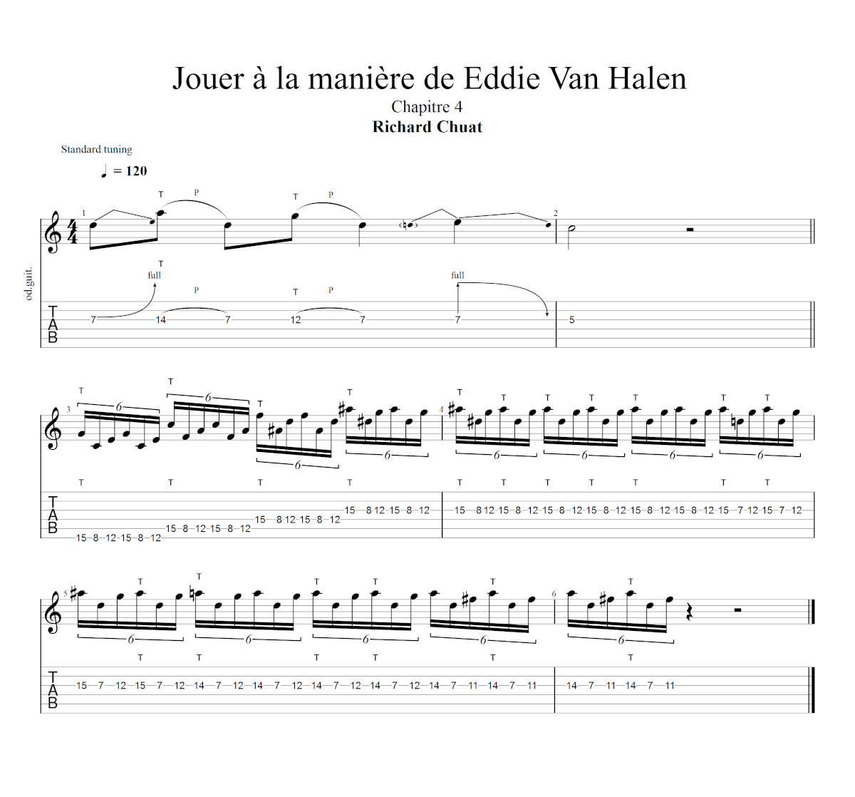 Partition 4 - Chapitre 4 : Le tapping