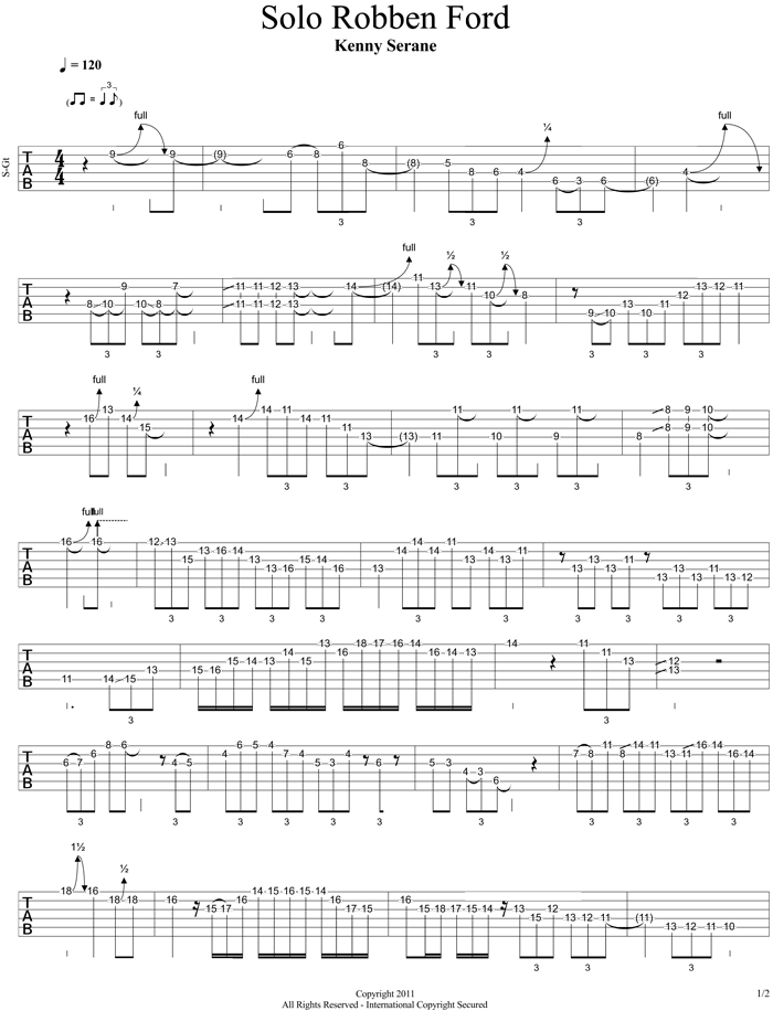 Partition 1 - Quelques précisions