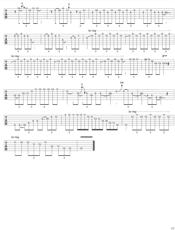 Partition 2 - Quelques précisions