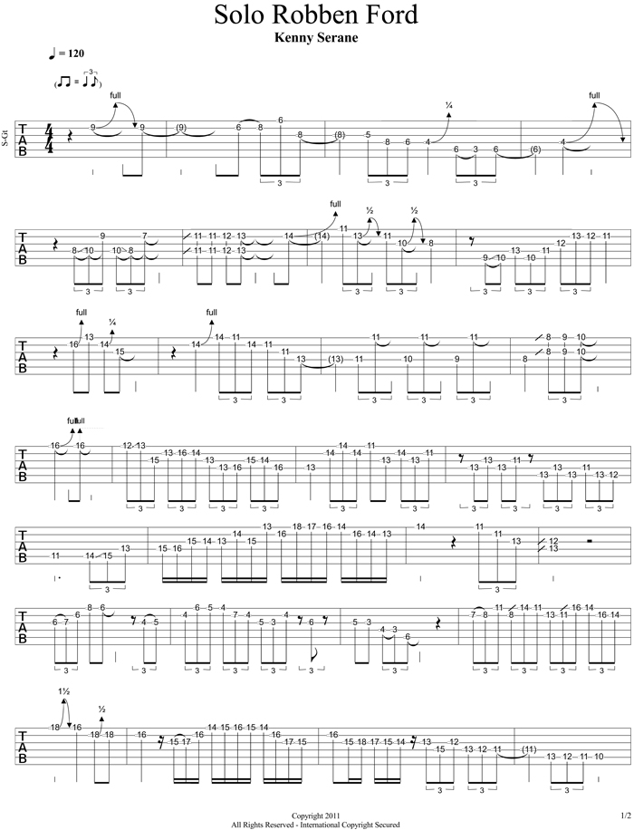 Partition 1 - Le solo