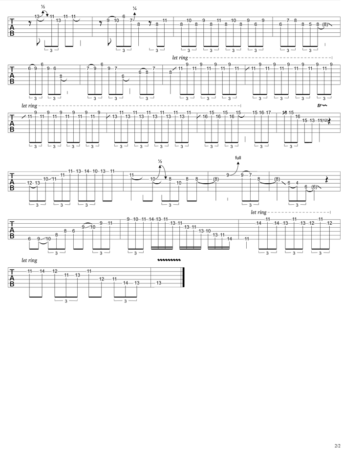 Partition 2 - Le solo