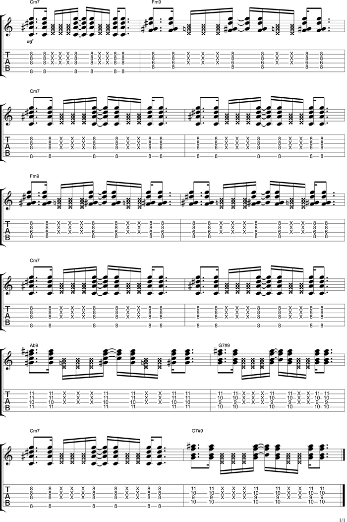 Partition 6 - Application 3 : Blues