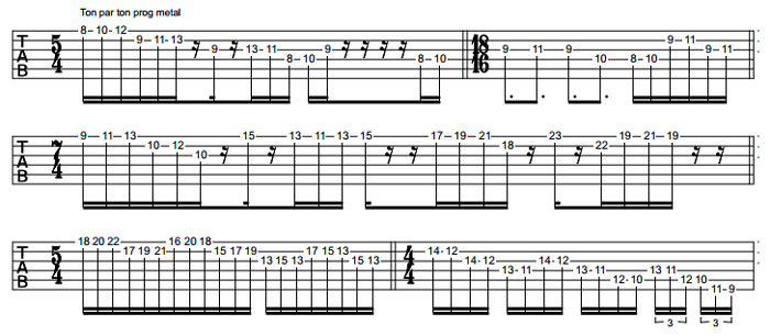 Partition 2 - En metal progressif