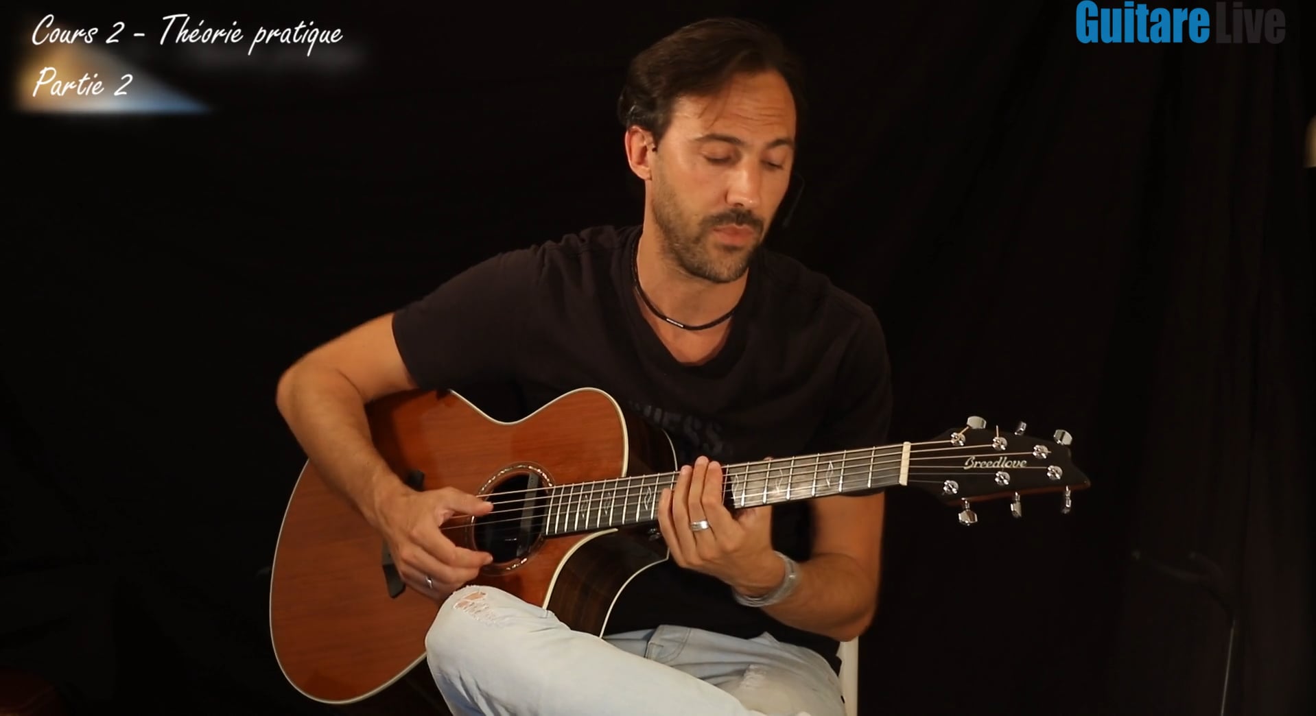 Section 2 : Enchaînement d'accords en barré et préparation jeu aux doigts