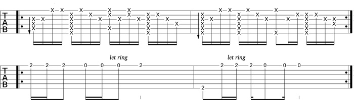 Partition 6 - Exercices 1f et 1g