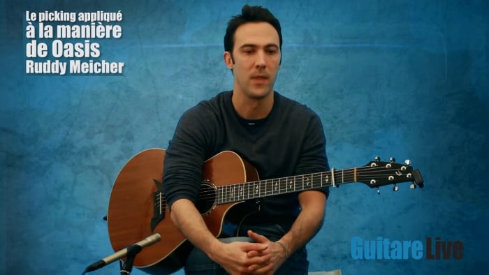 La mélodie de la voix à la guitare