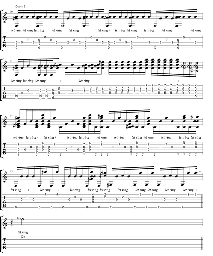 Partition 4 - Le couplet plus puissant