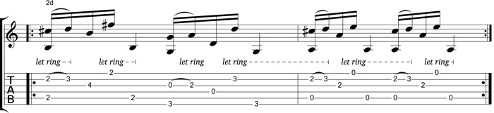 Partition 2 - Exercice 2abc et d