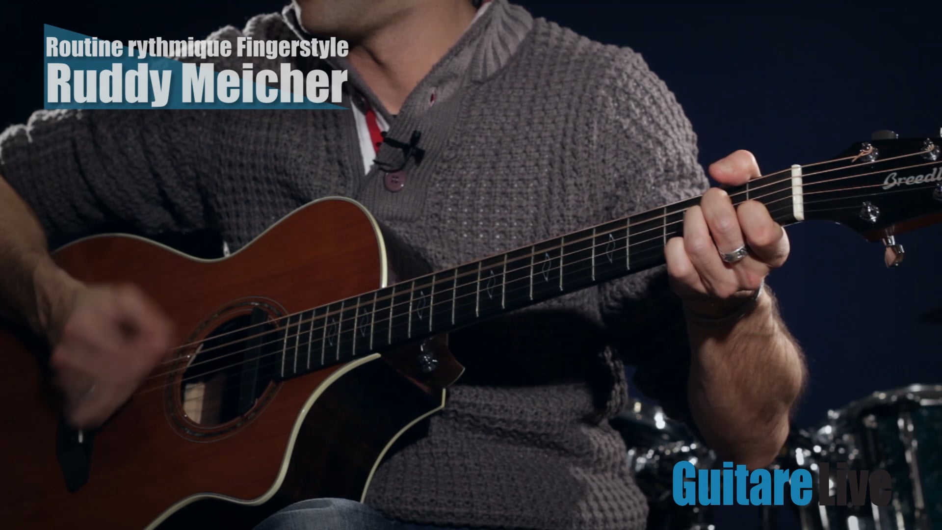 Routine avec basses joué en strumming
