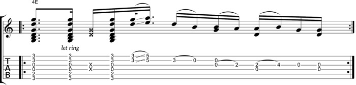 Partition 5 - Exercice 4e et 4f