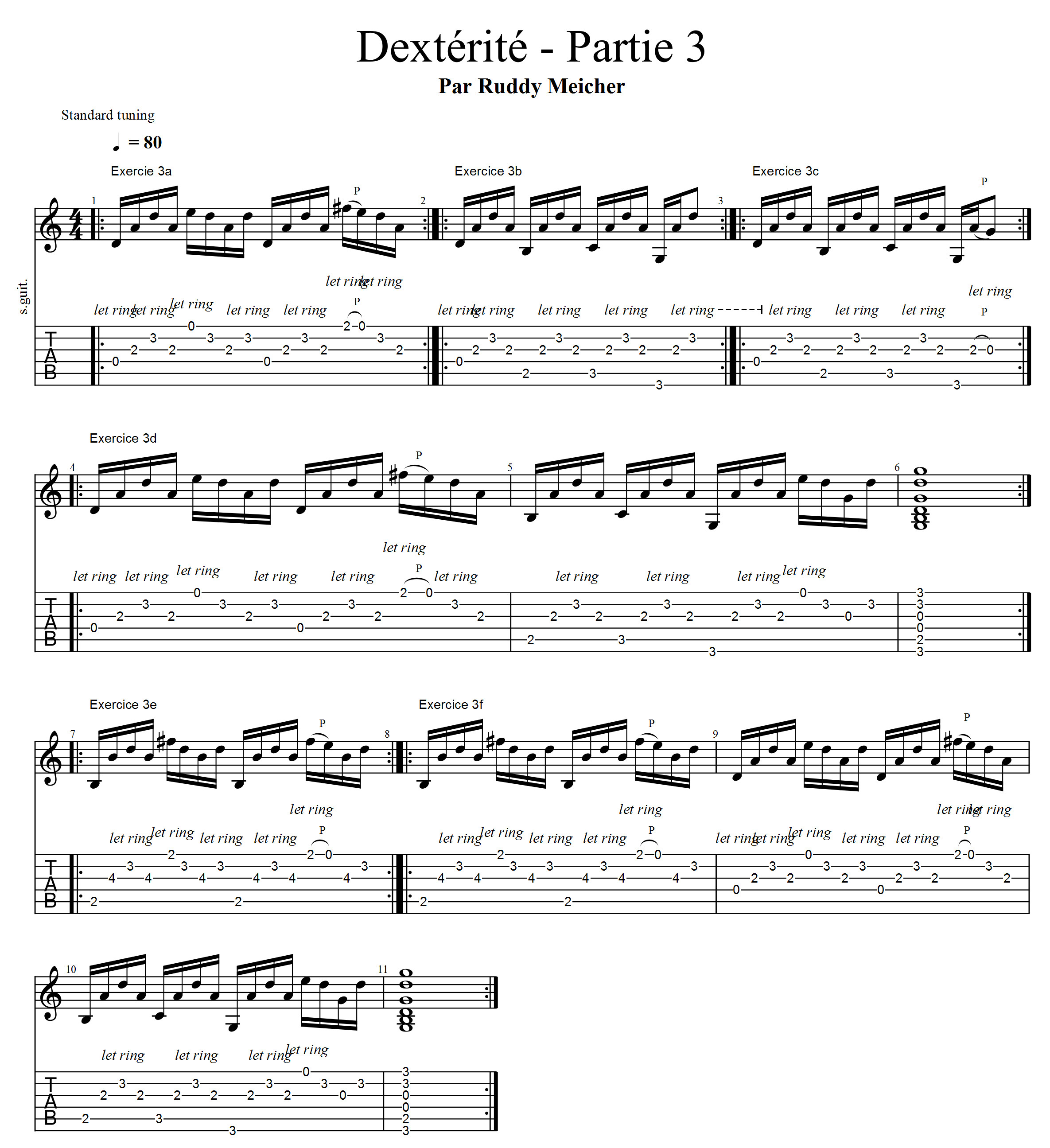 Partition 6 - Résumé