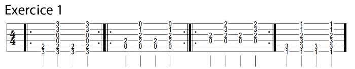Partition 1 - Partie 2 L'entraînement
