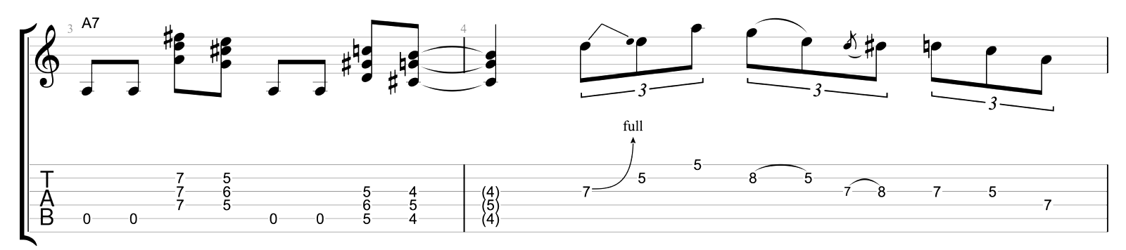 Partition 2 - Mesure 3 à 4