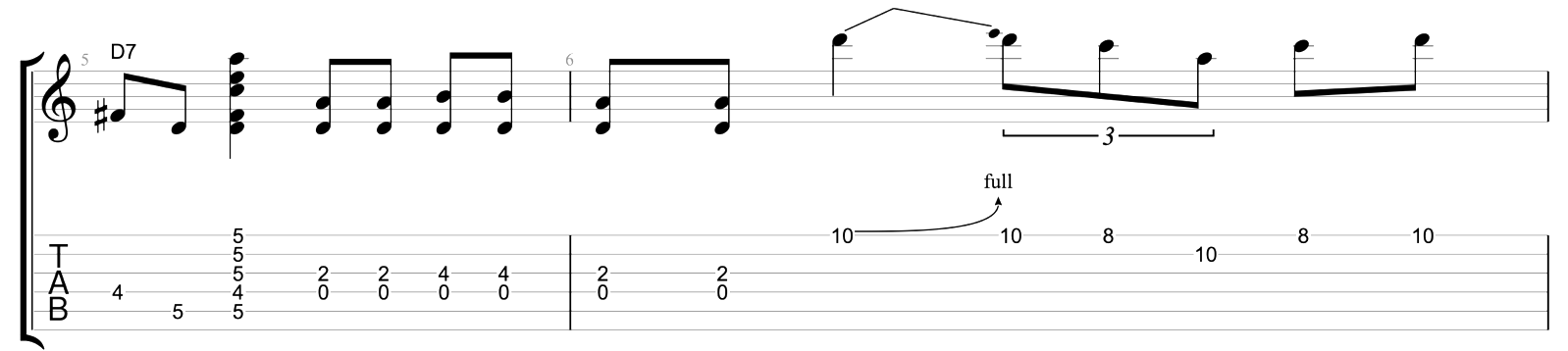 Partition 3 - Mesure 5 à 6