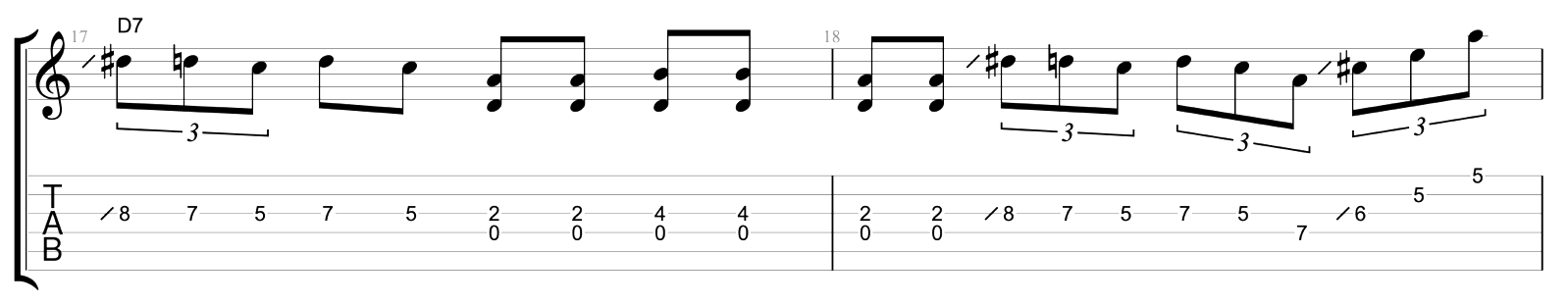 Partition 2 - Mesure 17 à 18