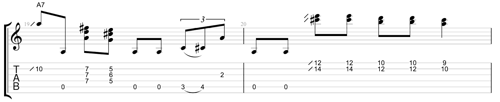 Partition 3 - Mesure 19 à 20